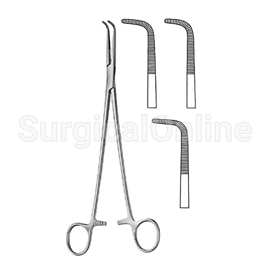 Kantrowitz Forceps (Clamp) 7.50" (19.1 cm), Delicate Right Angle Jaws