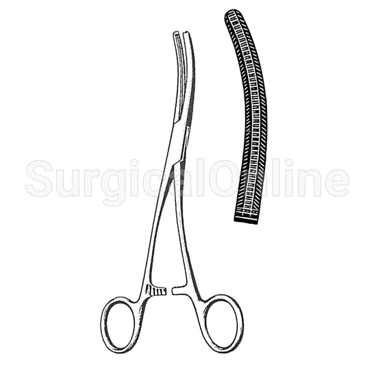 De Alvarez Forceps Double Curved 8.25"