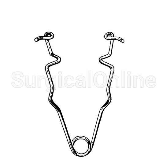 Plain Wire Eye Speculum Child 2.00"