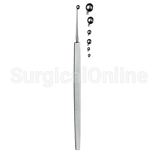 Meyhoefer Chalazion Curette, 5" (12.7 cm), Size 0, 1.5 mm