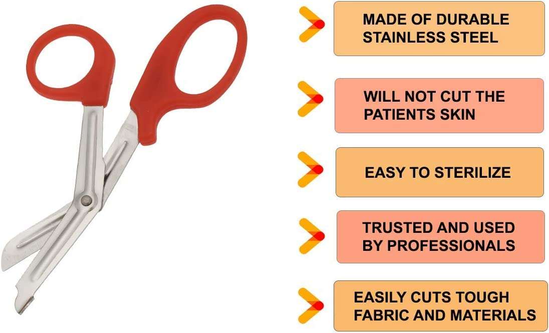 6 pcs EMT Trauma Shear Heavy Duty Assorted Rainbow