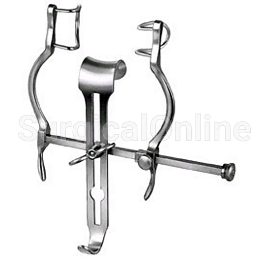 Gosset Balfour Retractor 4" (10.2 cm) Spread 1"(2.5cm) X1.50"(3.8cm) Blades