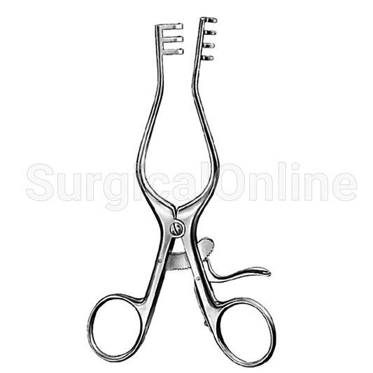 Weitlaner Self-Retaining Retractor 3X4 Prong Blunt 4.50"