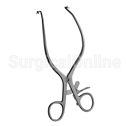 Gelpi Retractor With Ball Stops And Grip Lock 6.75"