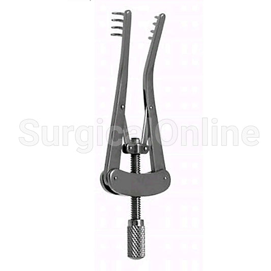 Alm Self-Retaining Retractor Blunt 4X4 Prong 4.00"