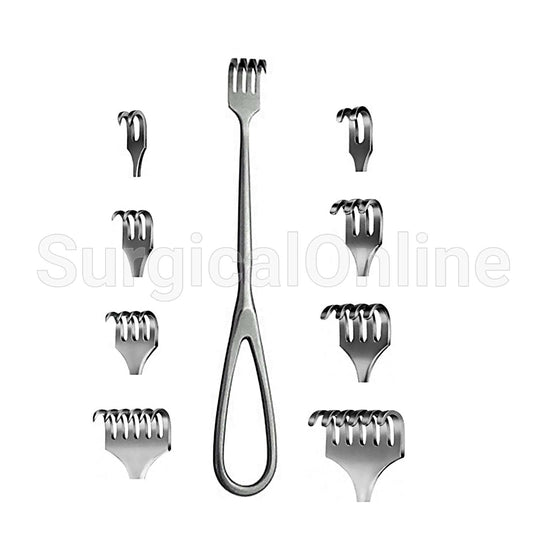Volkman Retractor 8 3/4" (22.2 cm) Sharp 3 Prong
