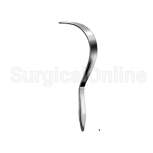 Deaver Retractor With Solid Handle # 000, 0.75" X 7"