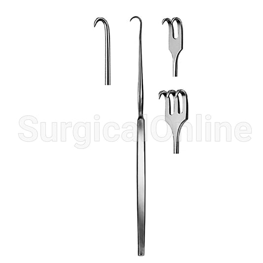 Tracheal Retractor Sharp 1 Prong 6.50"