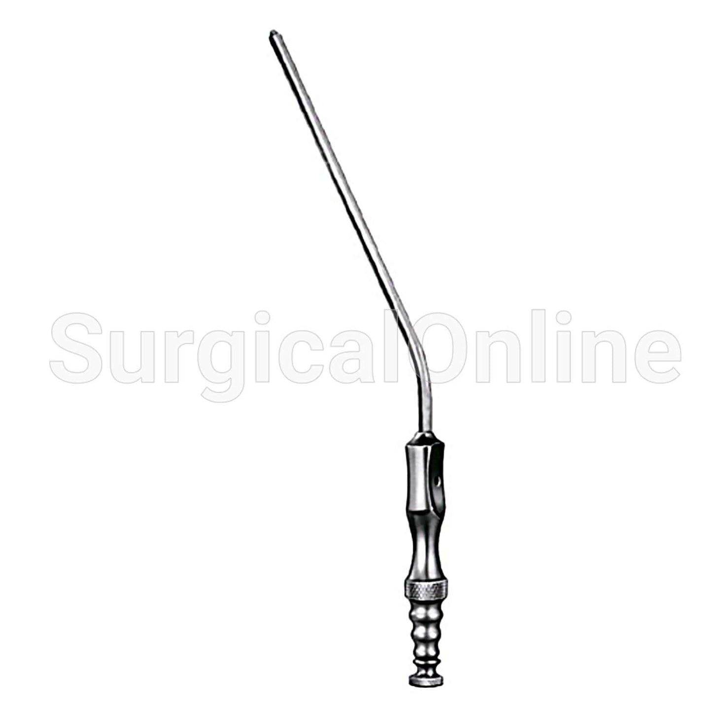 Frazier Ferguson Suction Tube, With Finger Cut-Off, Angled, 6 French (2mm)