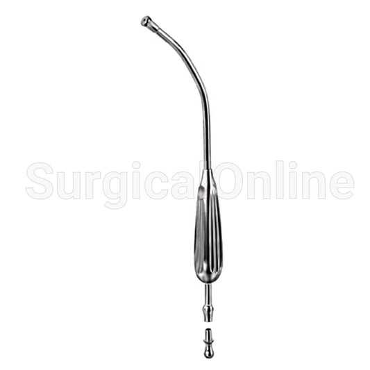 Yankauer Suction Tube, Standard Size 11 3/8" (29.8 cm) With Removable Tip And Tubing Connection