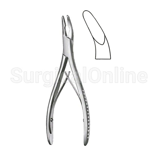 Hartmann Rongeur 4X16mm Bite Full Curved 5.75"