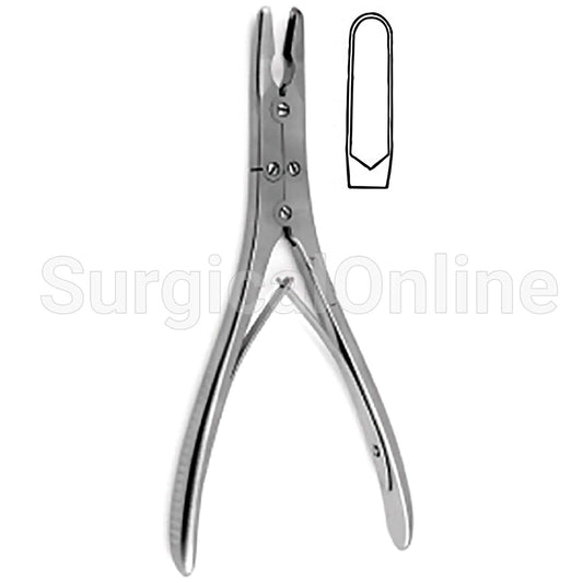 Ruskin Rongeur Straight 5mm Bite 7.25"