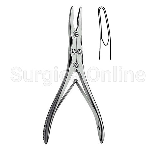 Kleinert-Kutz Rongeur Slightly Curved 2mm X 13mm Bite 6.00"