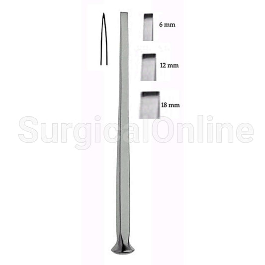 Us Army Pattern Osteotome 6.50" (16.5 cm) 6mm Wide
