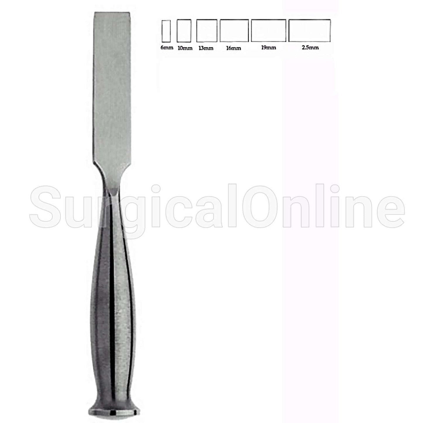 Smith-Peterson Osteotome 4.1cm Straight 8.00"(20.3 cm)