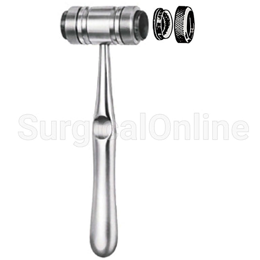 Mead Mallet 7.50"(19.1cm), Head 8 Oz. (227 G) With 2 Replaceable Nylon Caps
