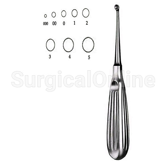 Bruns Curette 6.75" #00000