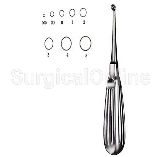 Bruns Curette 6.75" #6