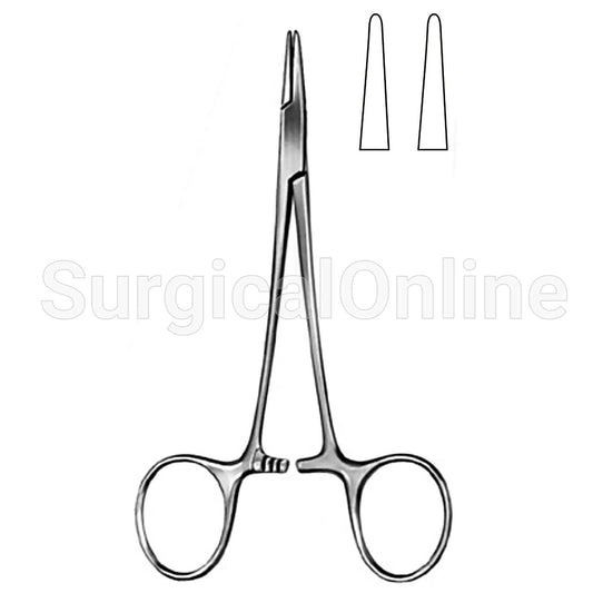 Halsey Needle Holder Smooth 5.00"