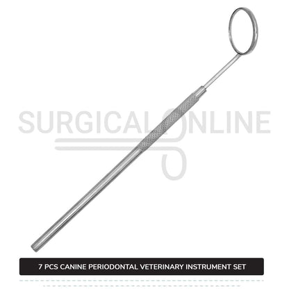 7 Pcs Canine Periodontal Instrument Pack Kit Stainless Steel Surgical Dental Veterinary Instruments Set