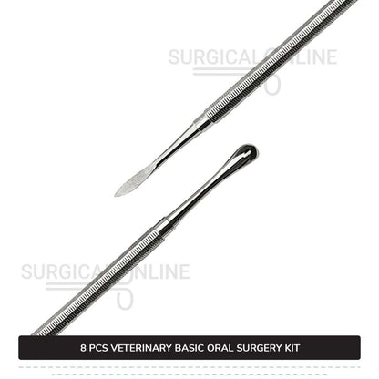 8 Pcs Basic Oral Surgery Kit Stainless Steel Surgical Veterinary Orthodontic Instruments Set
