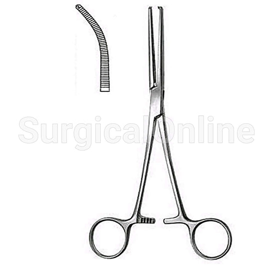 Rochester Ochsner Forceps, 1 X 2 Teeth Curved 6.25"