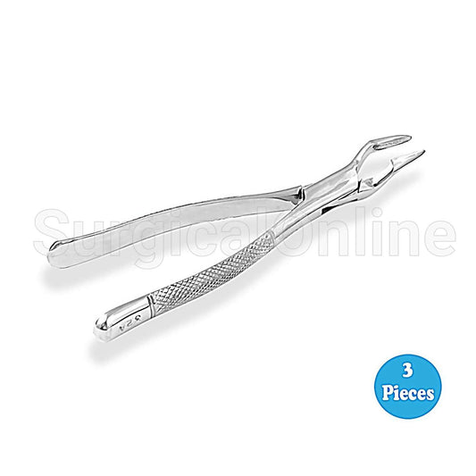 3 Dental Extracting Forceps 32A Molars Root