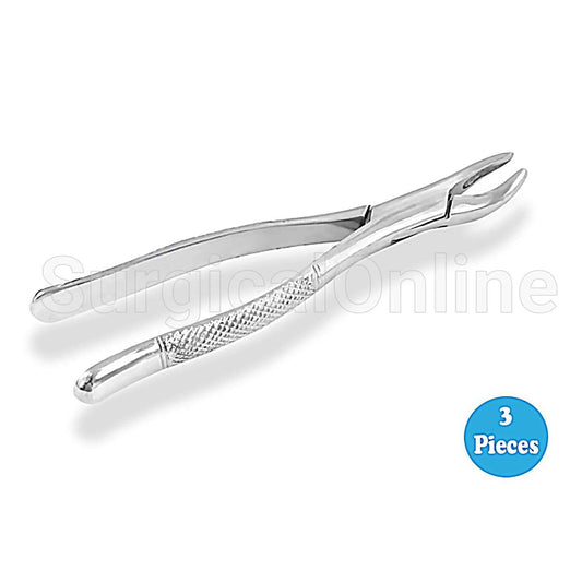 3 Tooth Extracting Forceps #2 American Pattern Surgical Dental