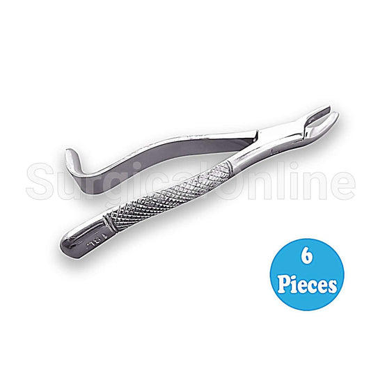 6 Extracting Forceps Dental 18L