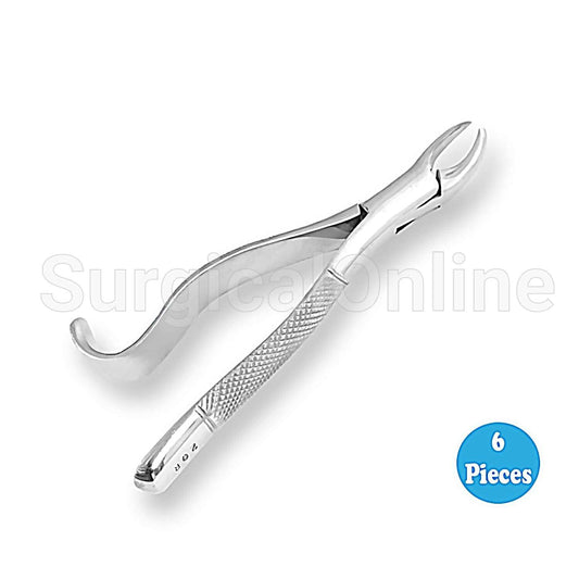 6 Tooth Extracting Forceps #20R Surgical Dental