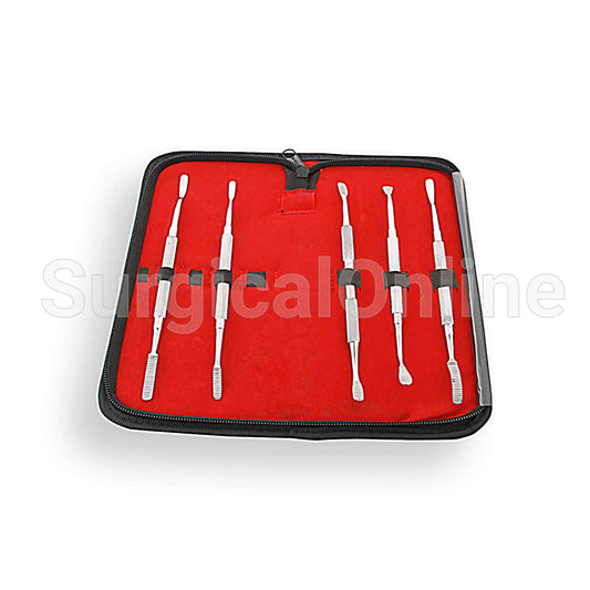 Bone File Kit Dental Surgical Orthopedic Veterinary Surgery 5 Pcs