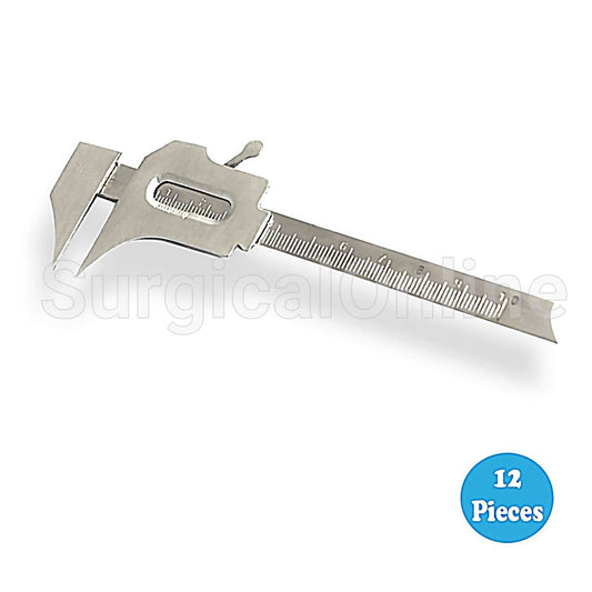 12 Boley Gauge Caliper 10cm Measuring Dental Implant Lab Ortho Surgical