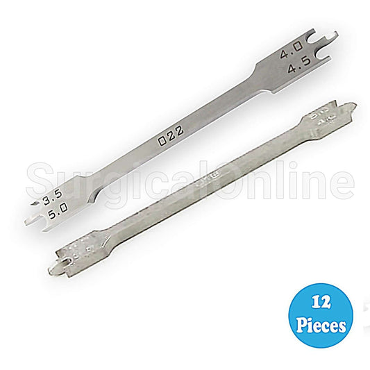 12 New Bracket Height Gauge 3.5mm-5mm022 Dental Orthodontic