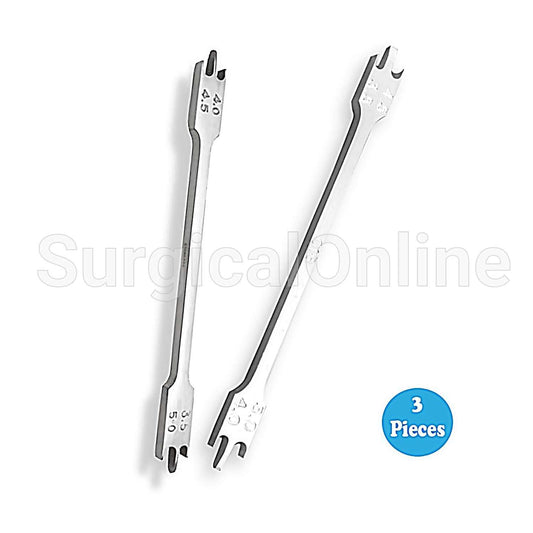 3 New Bracket Height Gauge 3.5mm-5mm018 Dental Orthodontic
