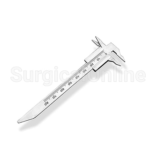 Dental Vernier Double Ended 0-80mm Measuring Dental Lab