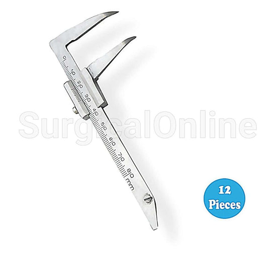 12 Beerendonk Caliper 0-80mm Measuring Dental Lab