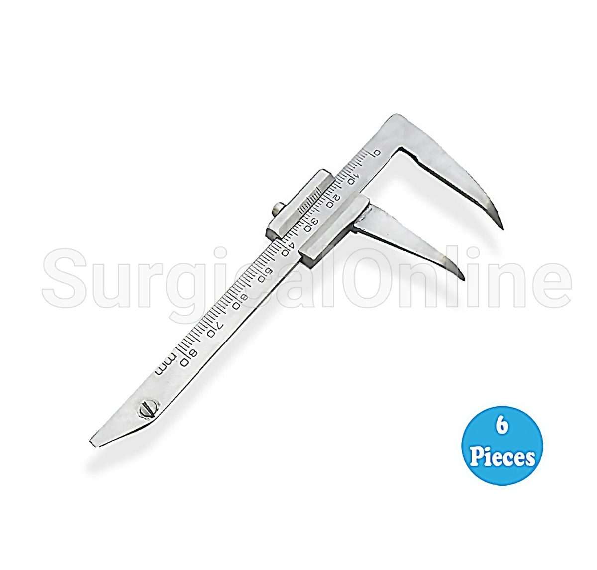 6 Beerendonk Caliper 0-80mm Measuring Dental Lab