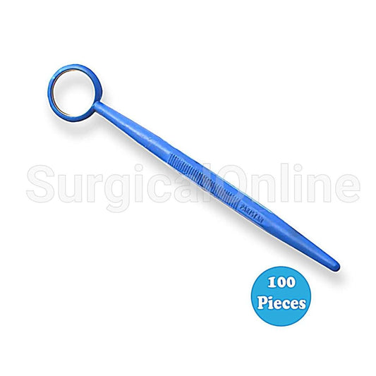 100 Mouth Exam Mirrors Plastic Dental & Veterinary