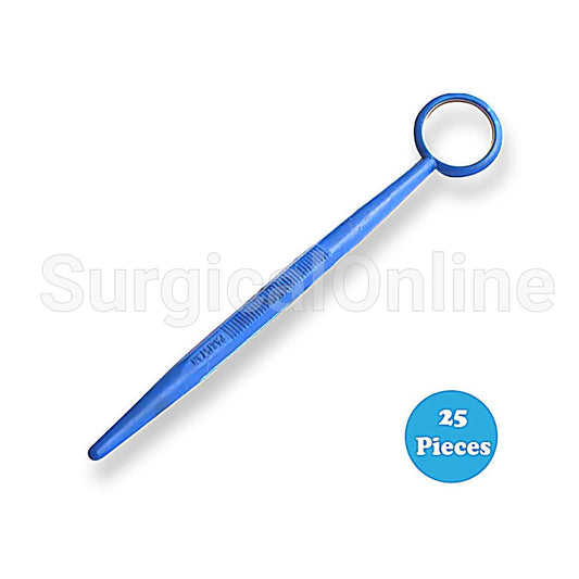 25 Mouth Exam Mirrors Plastic Dental & Veterinary