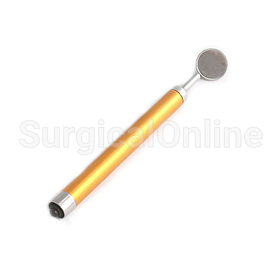 Dental Mirror with Light (Gold Color) Dental