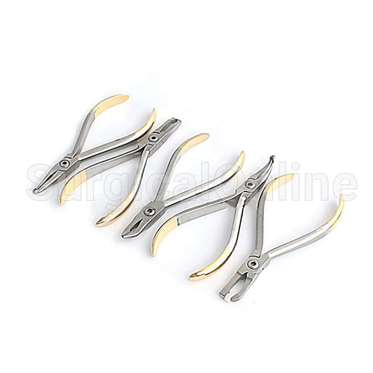 5 Pcs TC Pliers Set Orthodontic