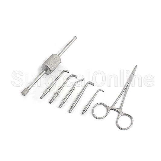 Oral Dental Morrel Crown Bridges Removal Kit with Holding Forcep Dentistry Lab