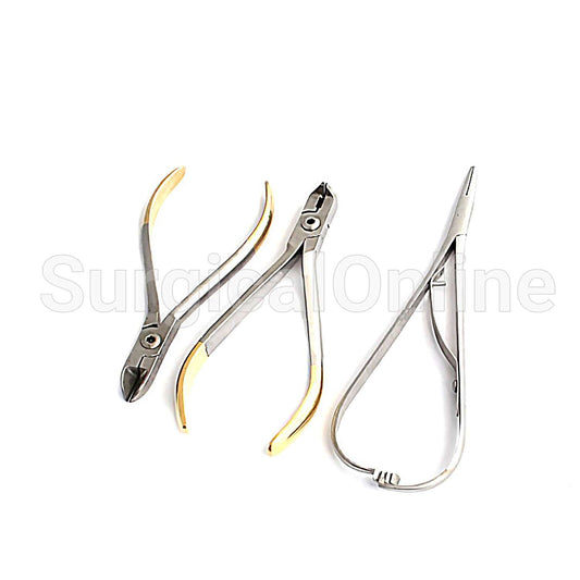 Orthodontic Pliers Hard Wire Cutter Distal End Cutter Mathieu Needle Holders