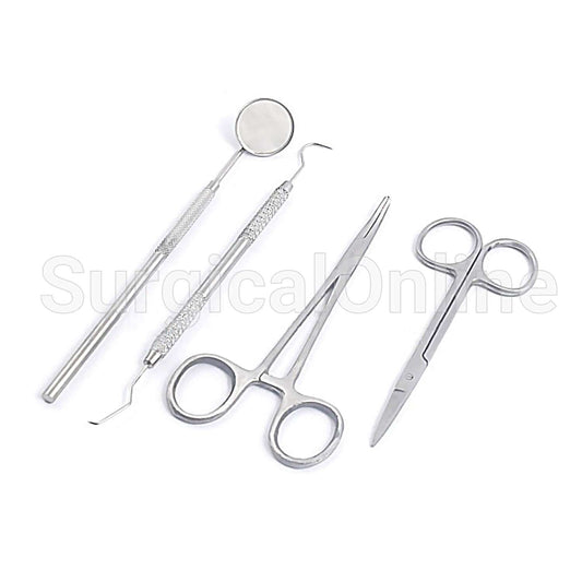 Veterinary Tooth Examination Diagnostic Set Dog Cat Grooming Kit Dental Surgery