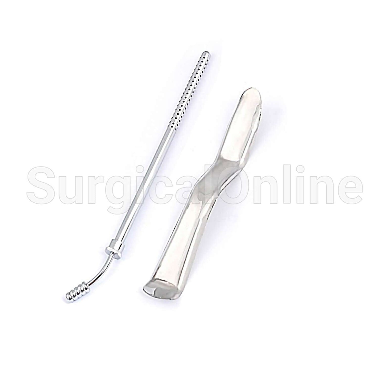 Minnesota Cheek Retractor with Suction Tube Dental Orthodontic Implant Surgery
