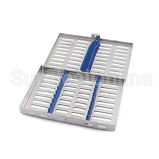 10 Dental Surgical Sterilization Cassette Racks Box for 10