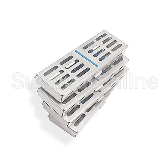 10 Dental Surgical Sterilization Cassette Racks Box for 5