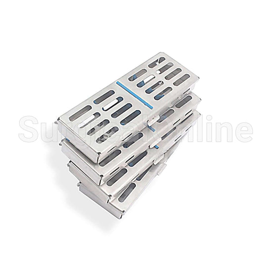 3-Trays Sterilization Tray Sterile Dental Cassettes Small Parts