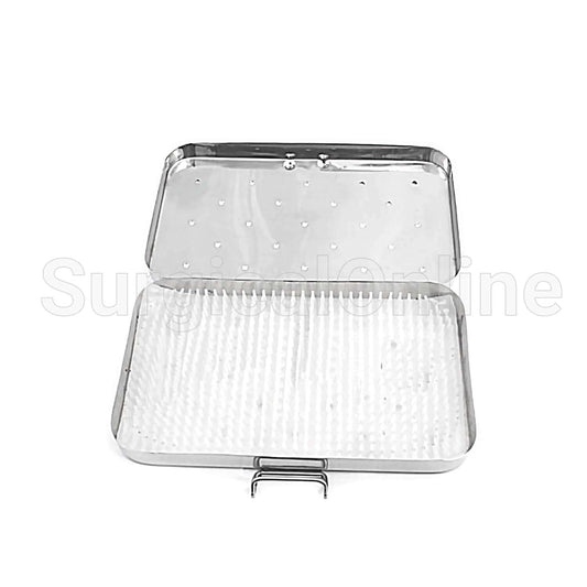 Sterilization Cassette Box 8" X 12" with Silicone Pad for Surgical