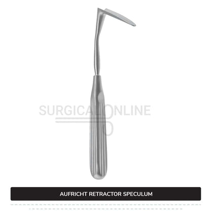 Aufricht Nasal Retractor Speculum 6 1/2" (16.5 cm), Solid Blade 45 mm Surgical ENT & Diagnostic